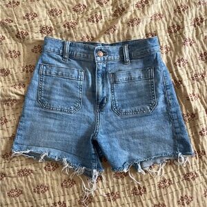 Madewell Jean High Rise Denim Shorts